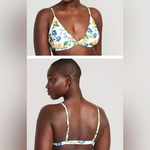 Old navy lemon print bikini